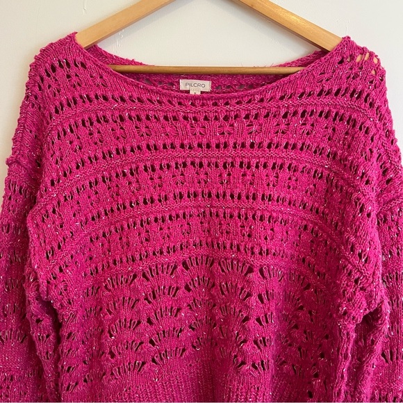 The Palmer Open Stitch Sweater By Pilcro, Small Anthropologie - Picture 2 of 8